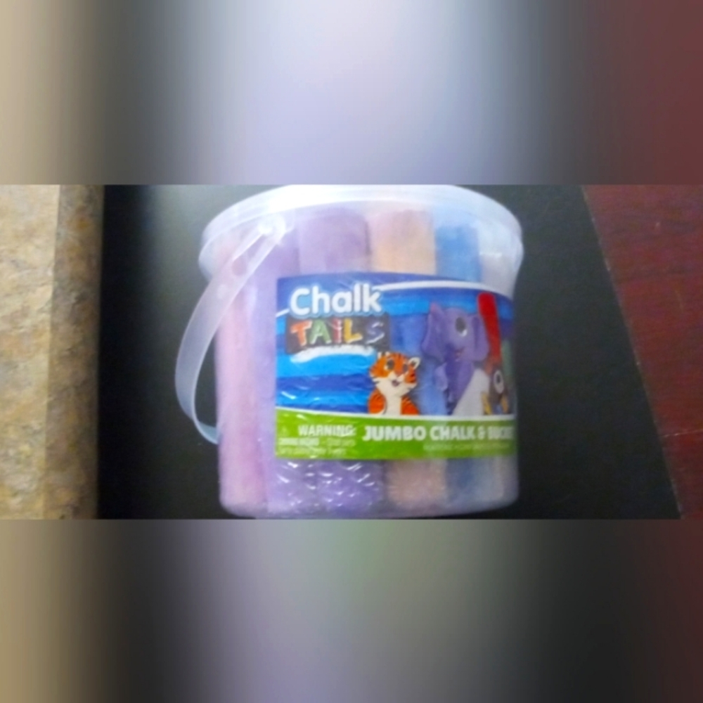 Jumbo Sidewalk Chalk Set - Pastel Colors new never open